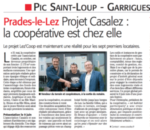 Read more about the article La coopérative Lez’Coop propriétaire, le Midi libre en parle !