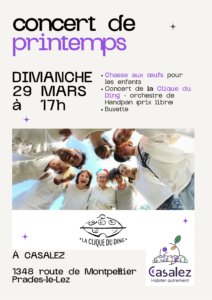 Lire la suite à propos de l’article Un concert de Handpan pour célébrer le printemps